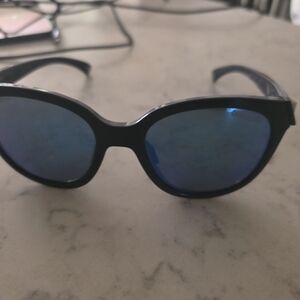 Oakley Blue and Black Women's Sunglasses